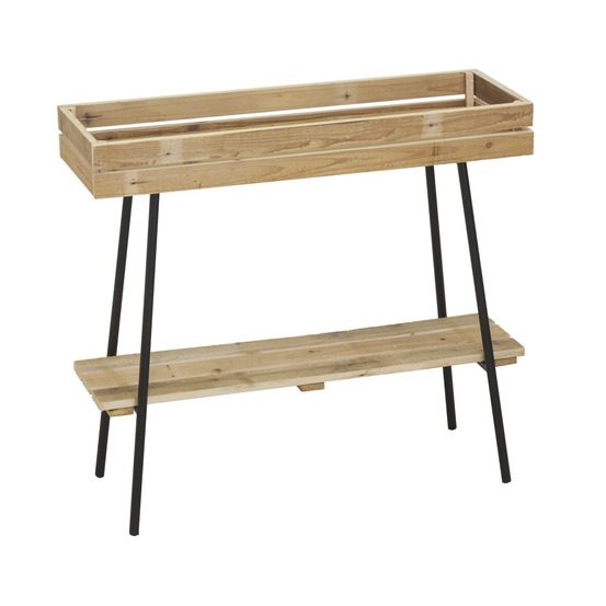 Potager sur pieds en bois recyclé