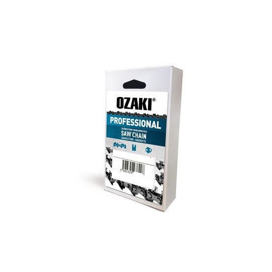Chaîne de tronçonneuse ozaki pro semi carrée 3/8 .058 (1,5mm) 56 entraîneurs.