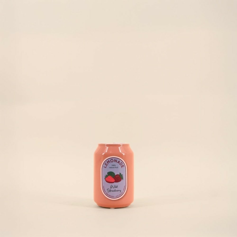 Vase canette limonade rose 11cm