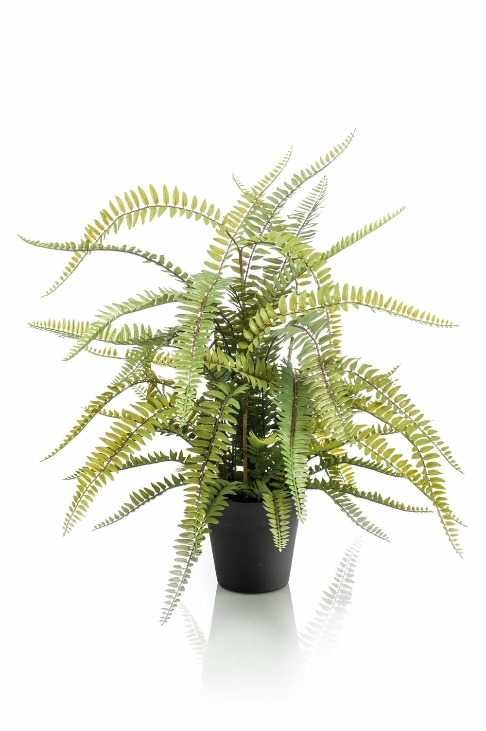 Fougère de boston plante artificielle - h70cm, ø15cm