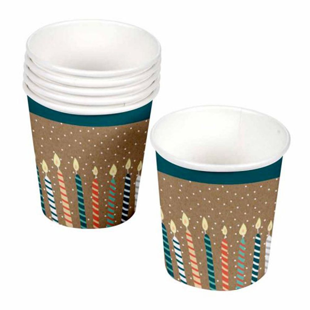 Lot de 6 gobelets jetables 