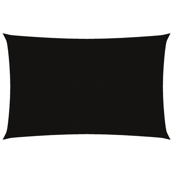 Voile de parasol tissu oxford rectangulaire 5x8 m noir