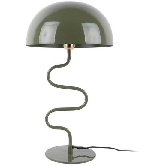 Lampe à poser en métal twist vert jungle