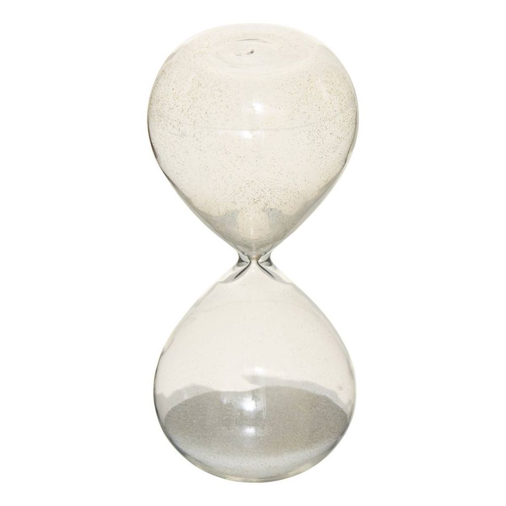 Sablier décoratif sibel 5,5x5,5x12cm en verre