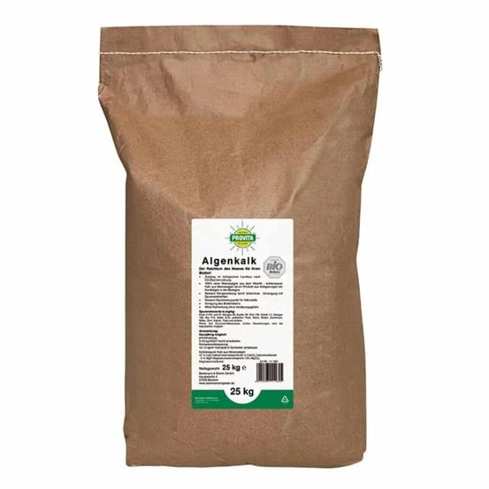 Chaux d'algues 25 kg, amendement calcaire pour environ 250m²