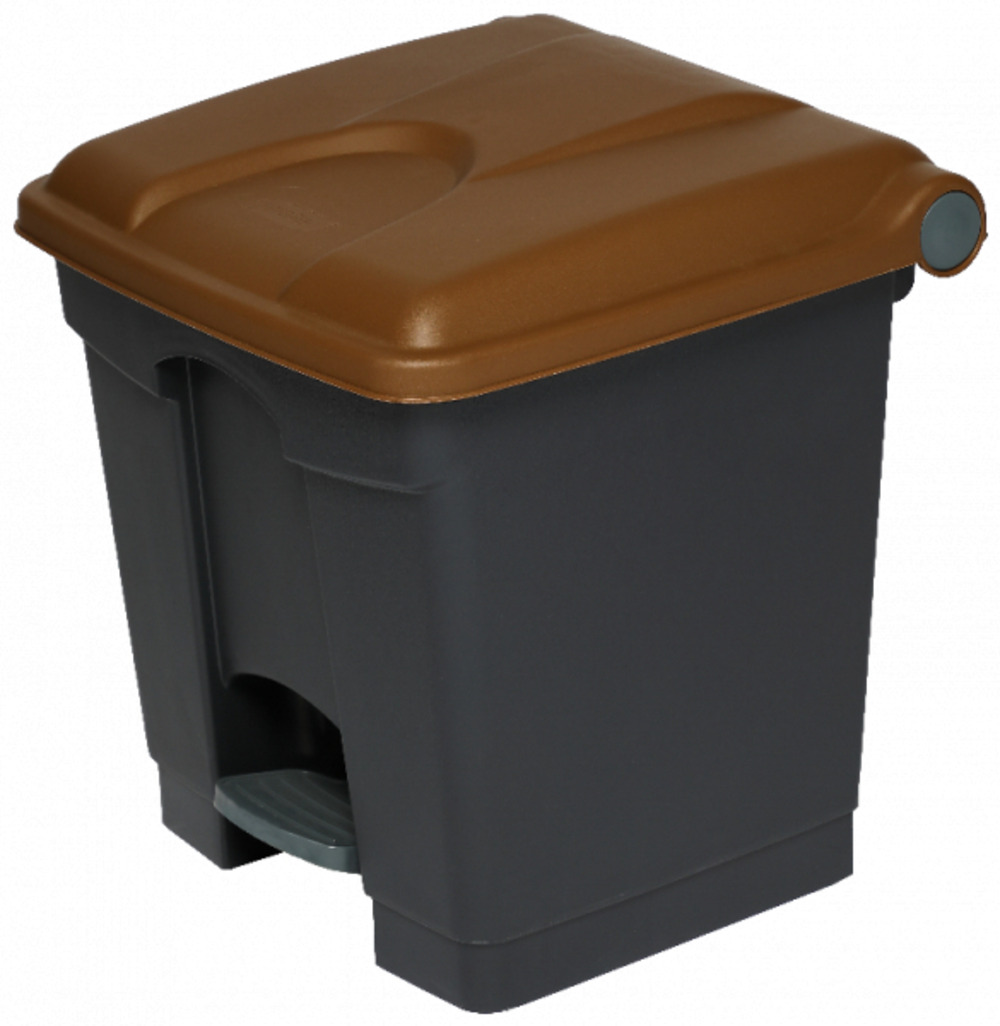 Poubelle de tri à pédale 30 litres 50% recyclé - probbax