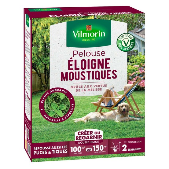 Pelouse anti-moustiques 2,5 kg : votre allié pour un jardin paisible