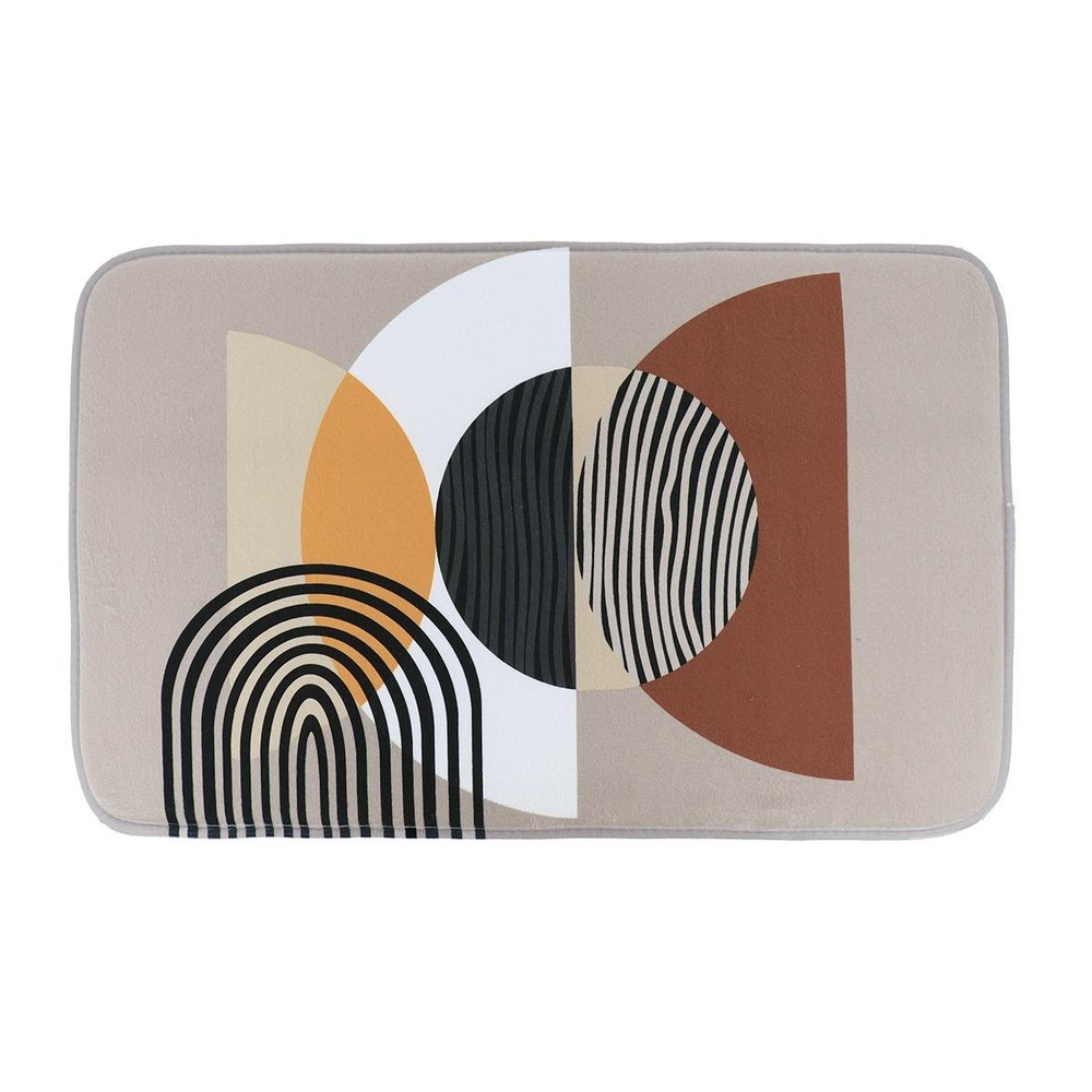 Tapis microfibre imprime 45x75 cm - trendy