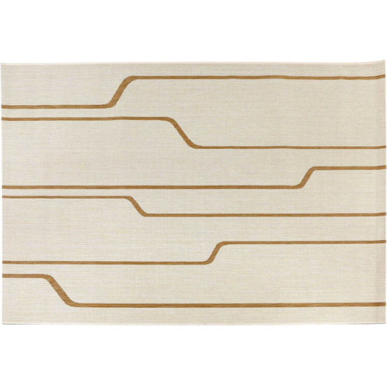 Tapis extérieur en polypropylène damon naturel 230 x 160 cm
