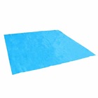 Tapis de sol et de protection bleu pour piscine - 2 m x 2 m