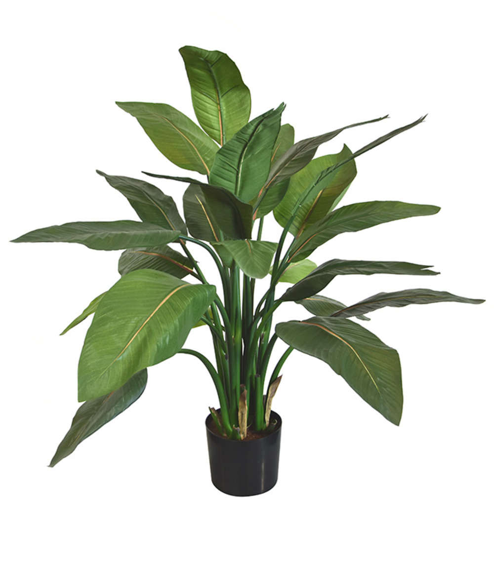 Strelitzia plante artificielle de 95 cm vert