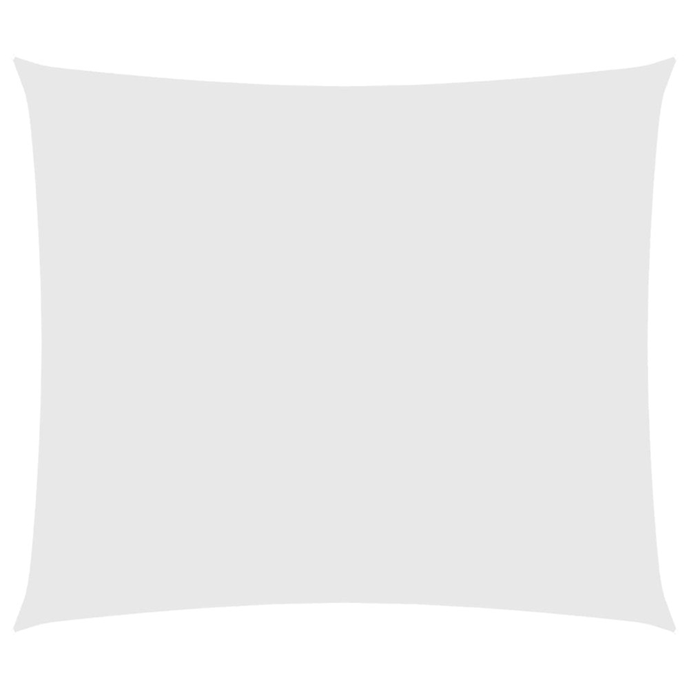 Voile de parasol tissu oxford rectangulaire 2,5x3 m blanc