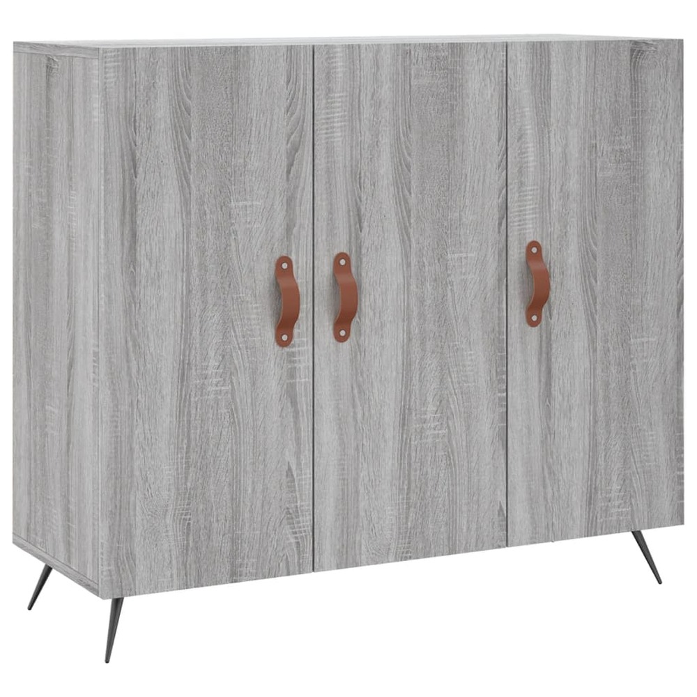 Buffet bahut commode armoire meuble de rangement organisateur cuisine salle de séjour salon sonoma 90 x 34 x 80 cm bois d'ing