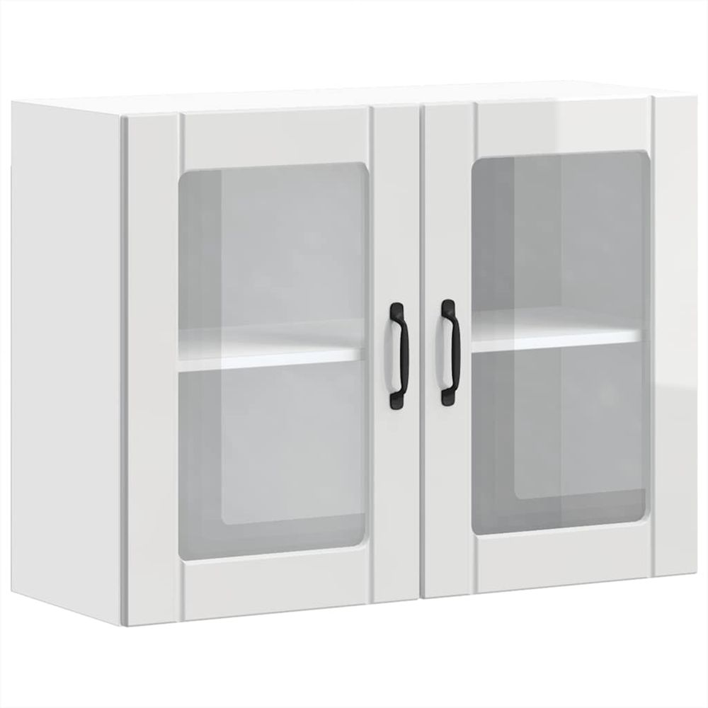 Armoire murale de cuisine avec porte vitrée 