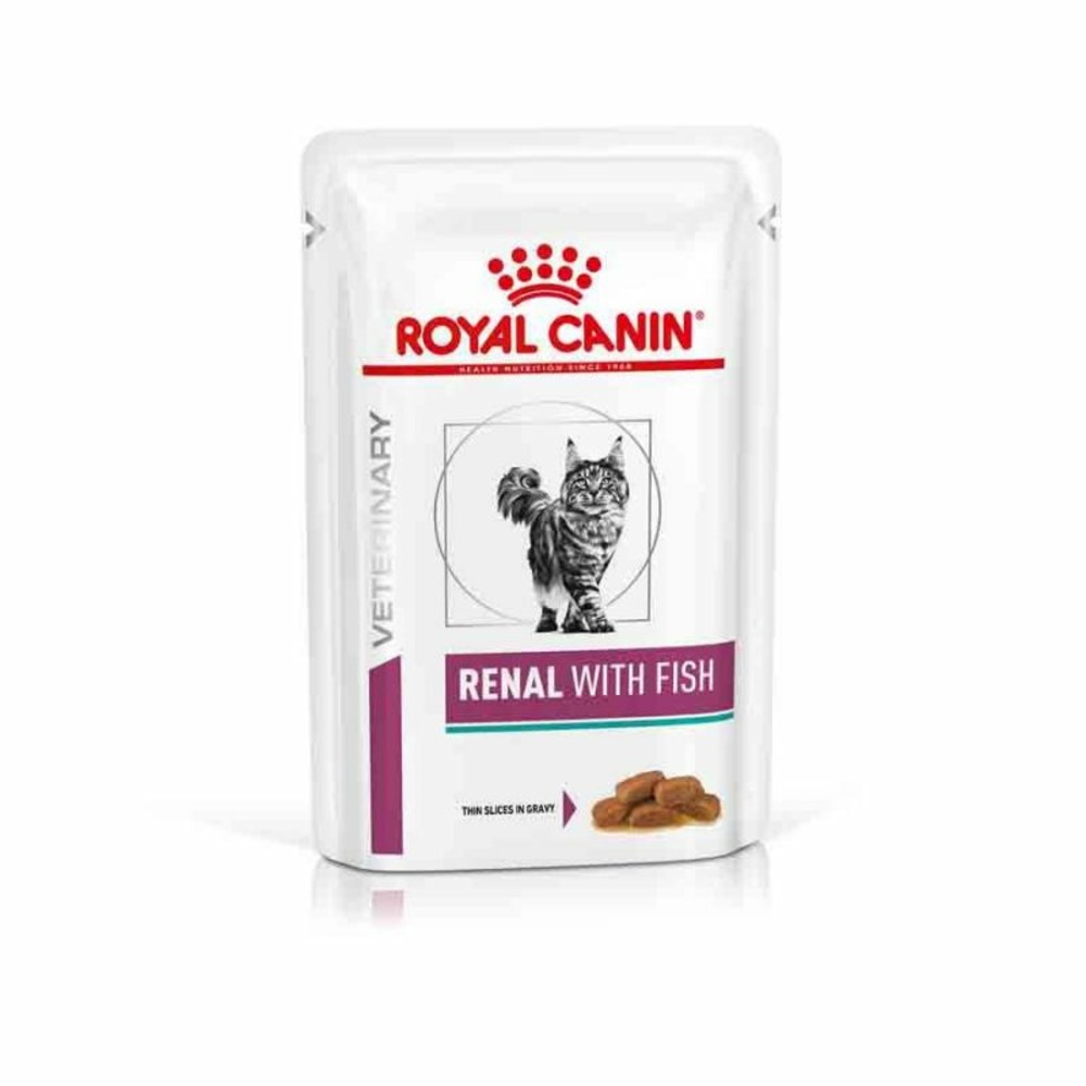 Patée chat veterinary cat renal thon - royal canin 12*85 g
