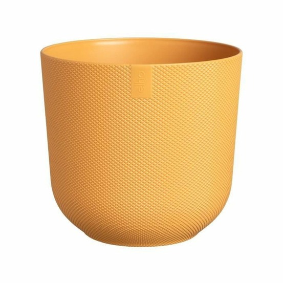 Pot de fleur jazz rond - jaune ø 34.5 x hauteur 32 cm - intérieur 100% recyclé