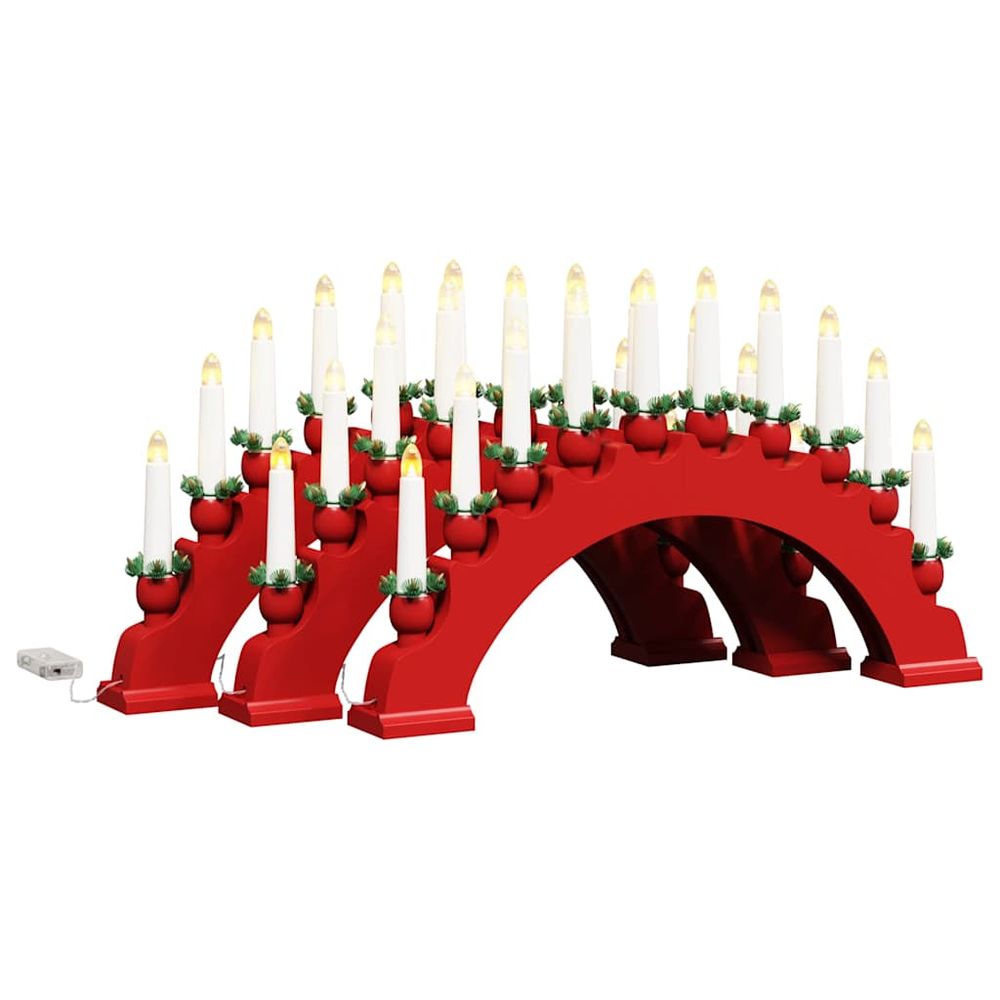Arche de bougies de noël avec 10 bougies led 3 pc led