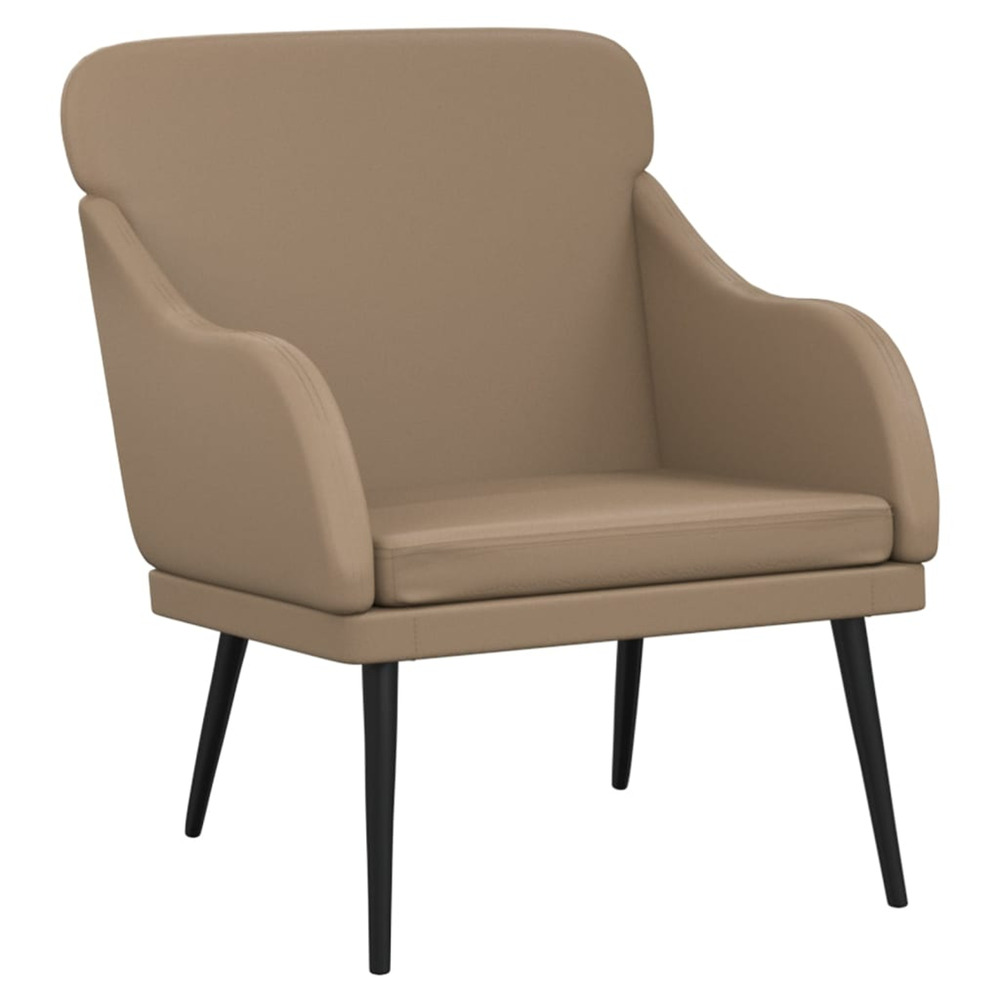 Fauteuil cappuccino 63x76x80 cm similicuir