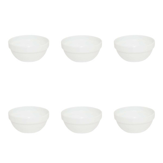 Lot de 6 coupelles en verre