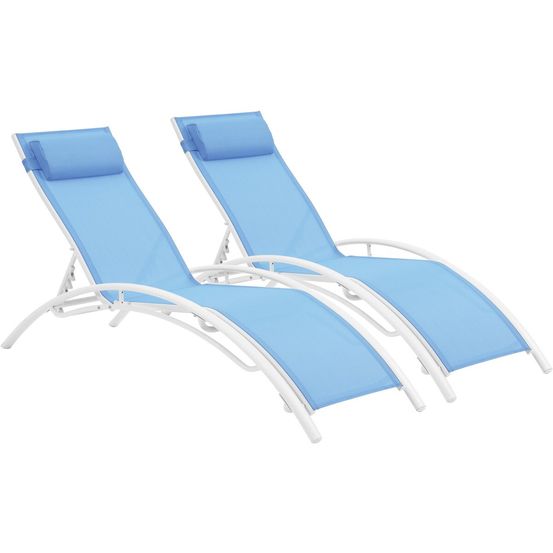 Bain de soleil en aluminium