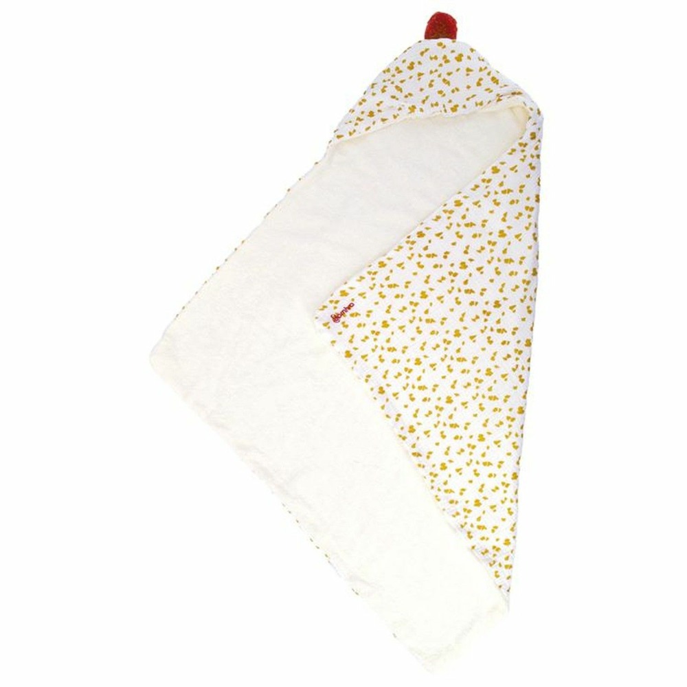 Sortie de bain honey moon - coton ultra-doux et absorbant - capuche intégrée