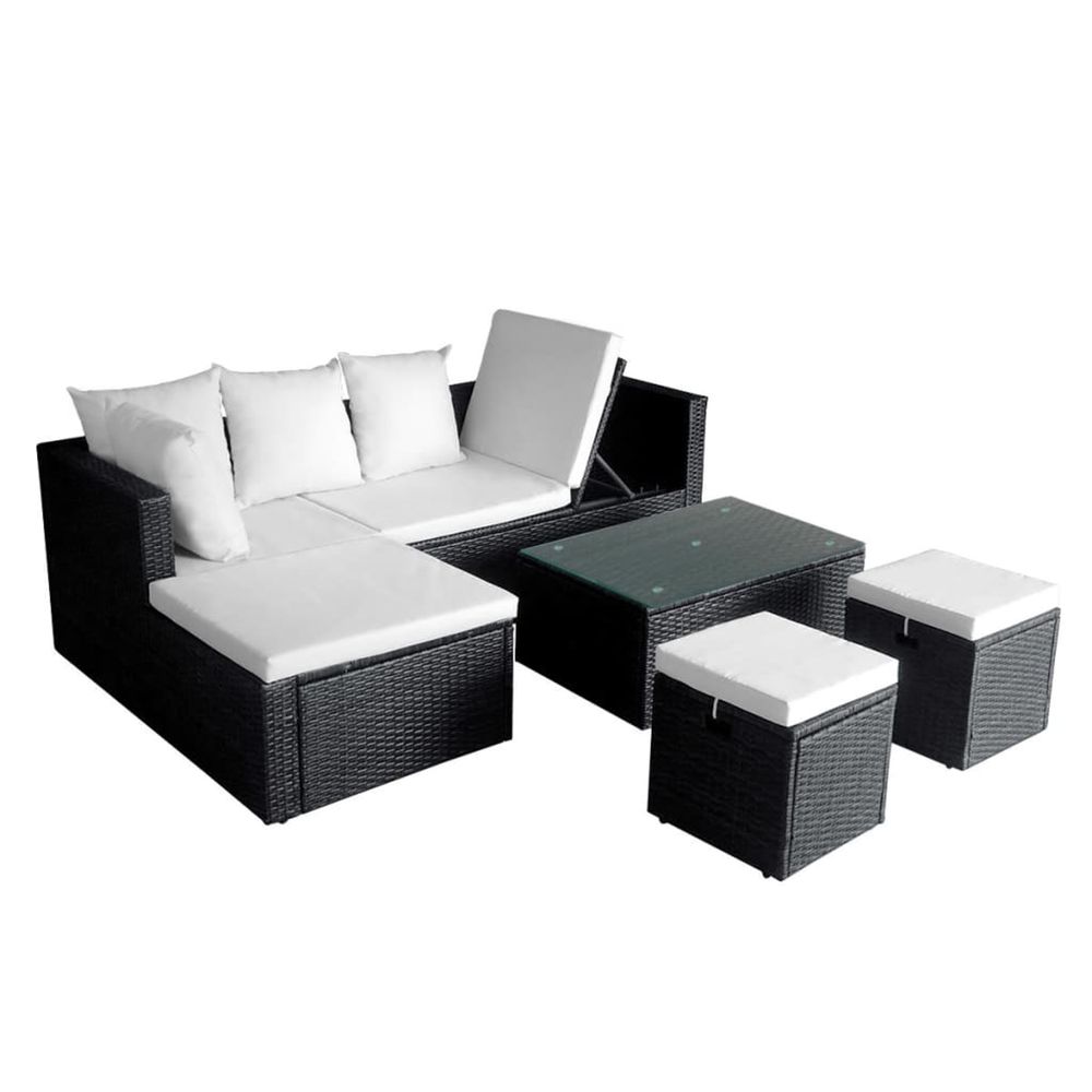 VIDAXL SALON DE JARDIN 4 12-(917459)