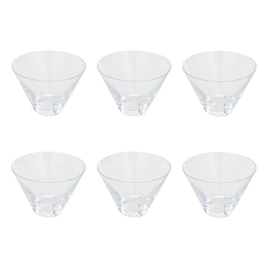 Lot de 6 coupelles coniques