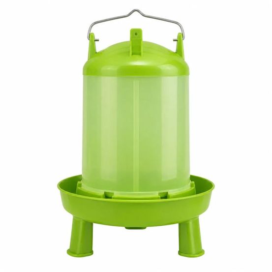 Abreuvoir sur pied avec poignée 14l pour volailles - vert