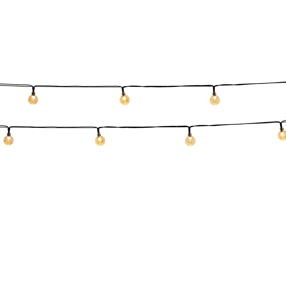 9 torches solaires 90 boules connectées lyra family h70cm