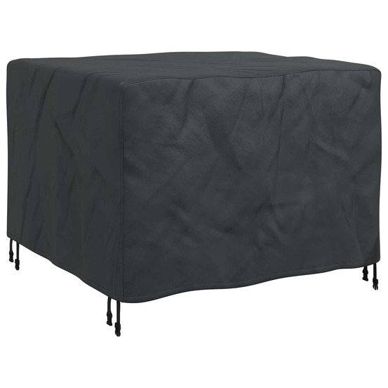 Housse pour meubles uni noir 113 x 113 x 73 cm 210d