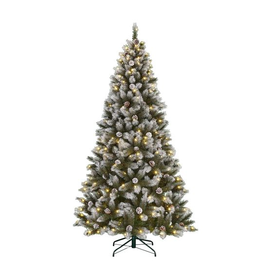 Sapin de noël artificiel pittsfield h230x122cm - vert