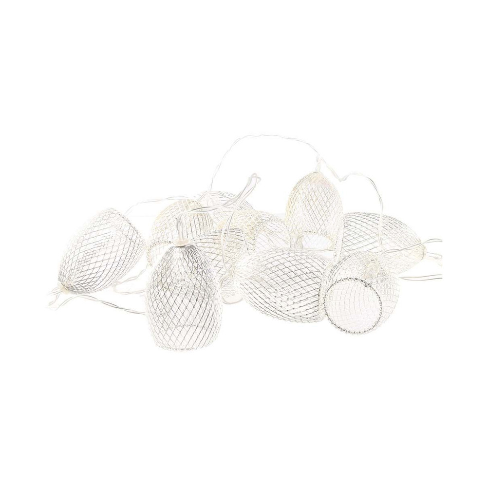 Guirlande lumineuse 10 cages argentées 1