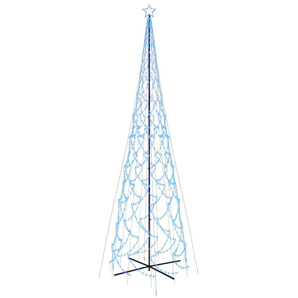 Arbre de noël cône 3000 led bleues 230x800 cm