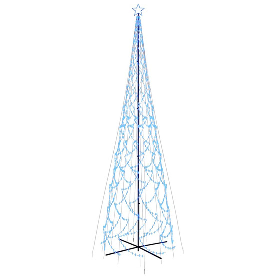 Arbre de noël cône 3000 led bleues 230x800 cm