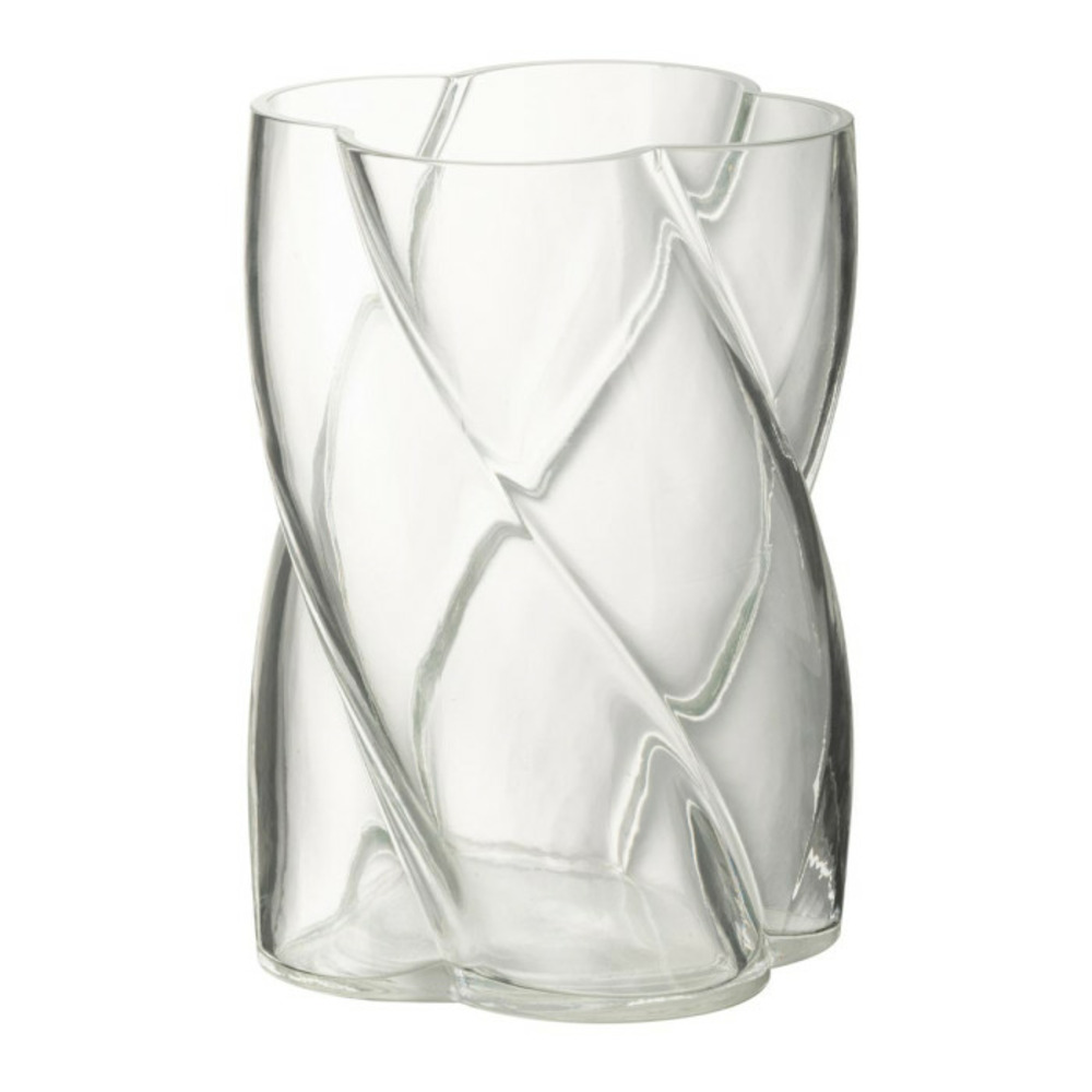 Vase tourbillon en verre 