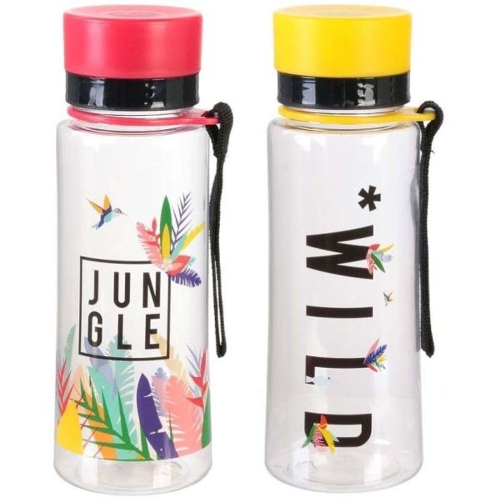 Bouteille de transport en plastique exotique 55 cl (lot de 2)
