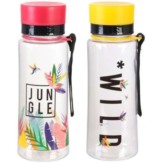 Bouteille de transport en plastique exotique 55 cl (lot de 2)