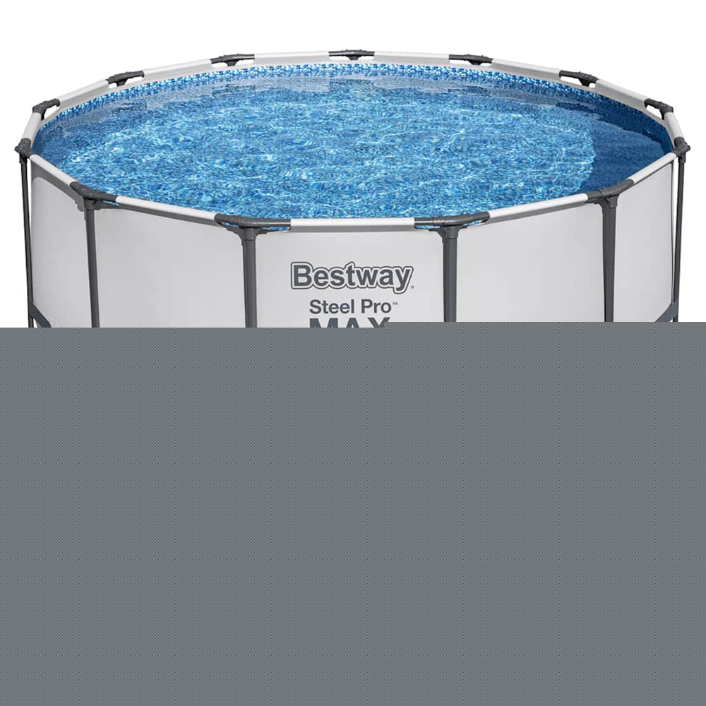 Ensemble de piscine ronde steel pro max 396x122 cm