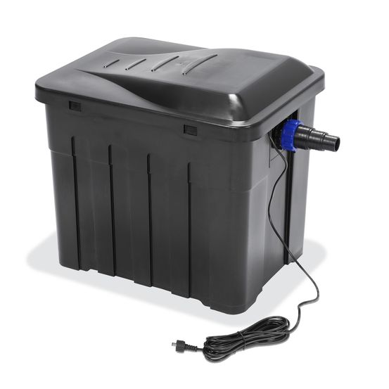 Filtre a flux continu avec clarificateur uv