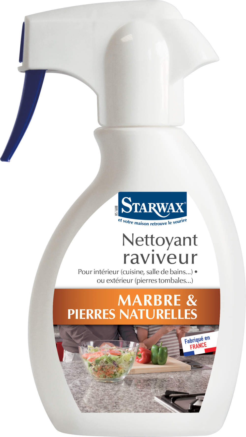 Nettoyant marbre et pierre naturelle starwax, incolore liquide, 250 ml