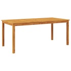 Table à manger de jardin 180x90x75 cm bois massif d'acacia
