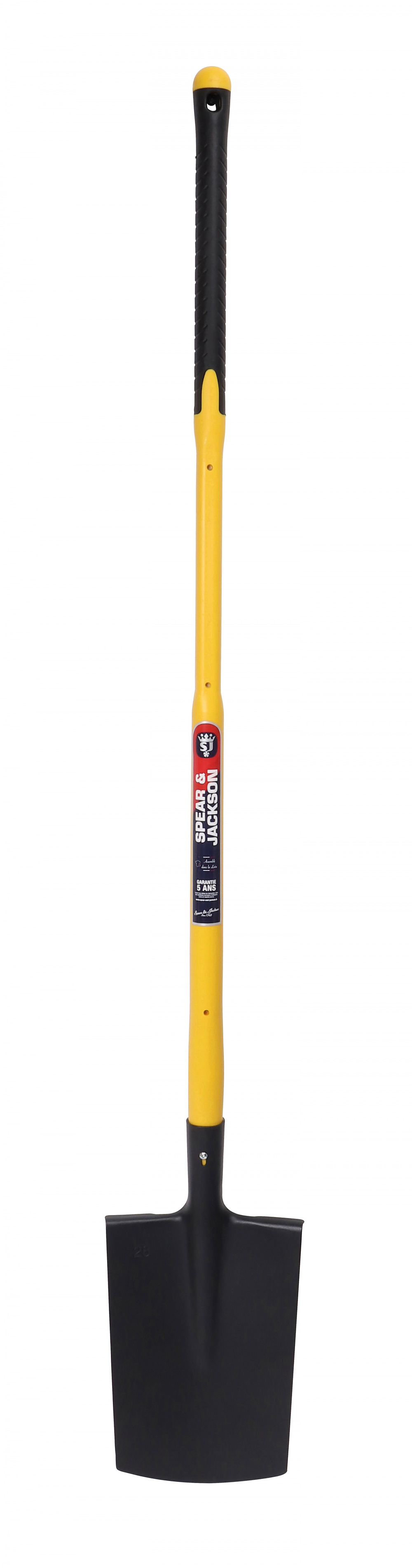 Bêche à rebords de 28 cm manche pomme trimatière