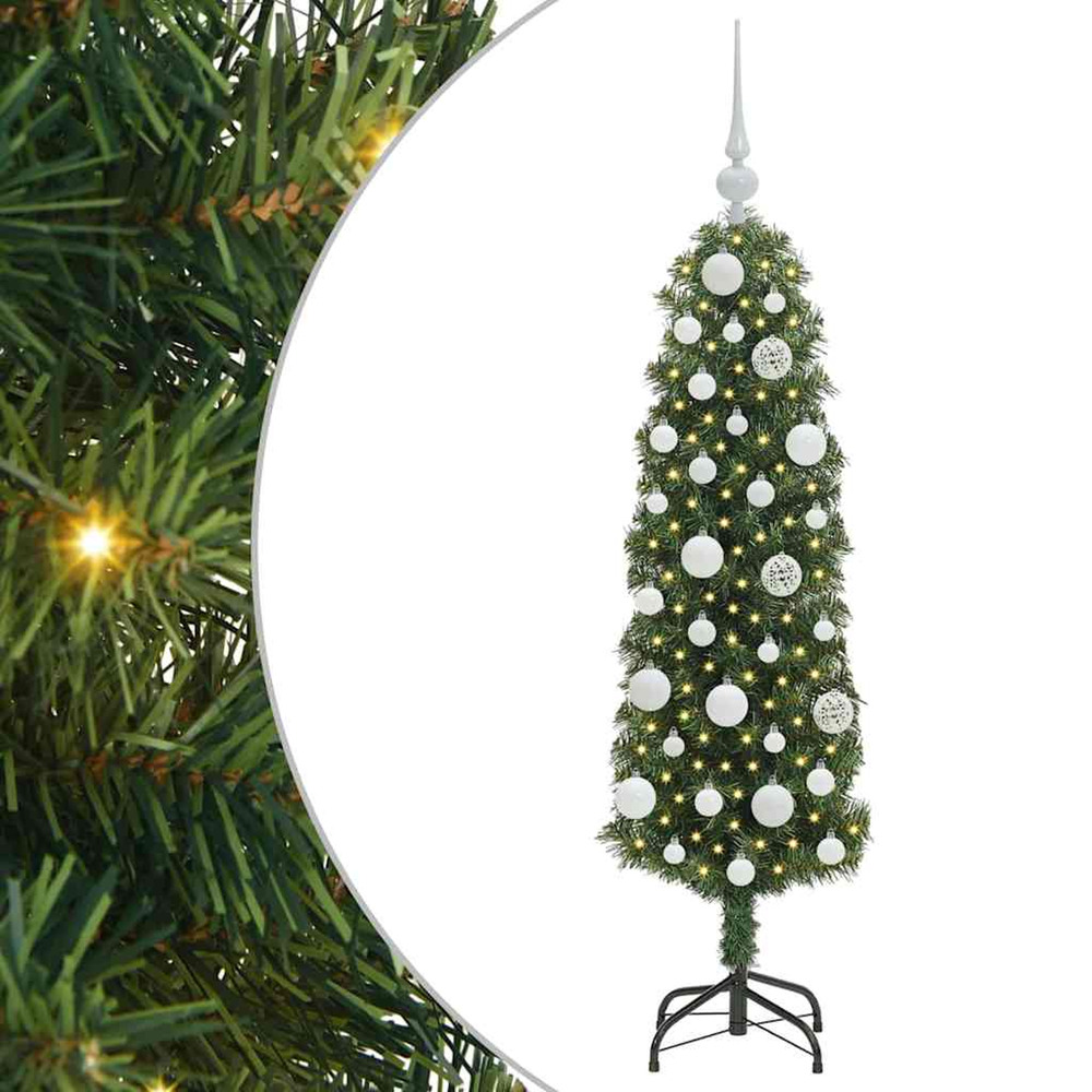 Sapin de noël artificiel vert 120 cm pvc et acier et plastique
