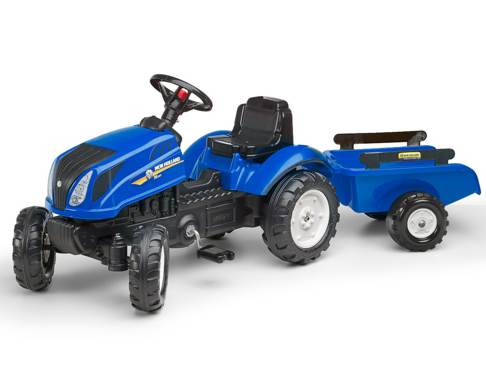 Tracteur enfant new holland avec remorque 2 à 5 ans