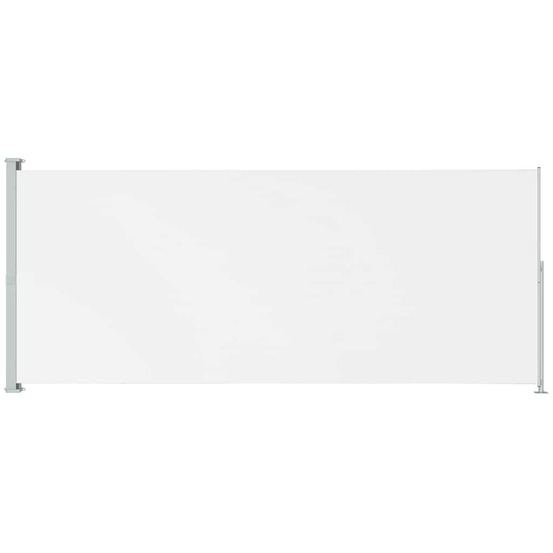 Auvent latéral rétractable de patio 180x500 cm crème