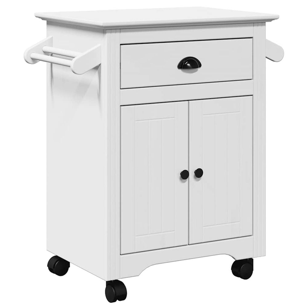 Chariot de cuisine bodo blanc 72x45x80 cm