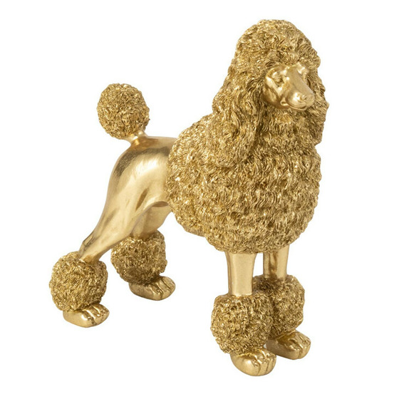 Statuette caniche debout