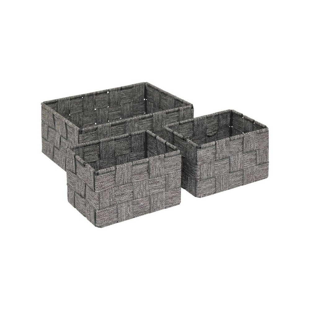 Lot de 3 paniers de rangement 