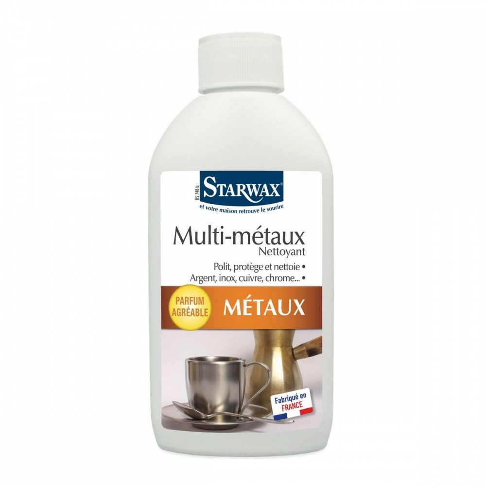 Nettoyant multimétal starwax, incolore, 250ml liquide, 250 ml