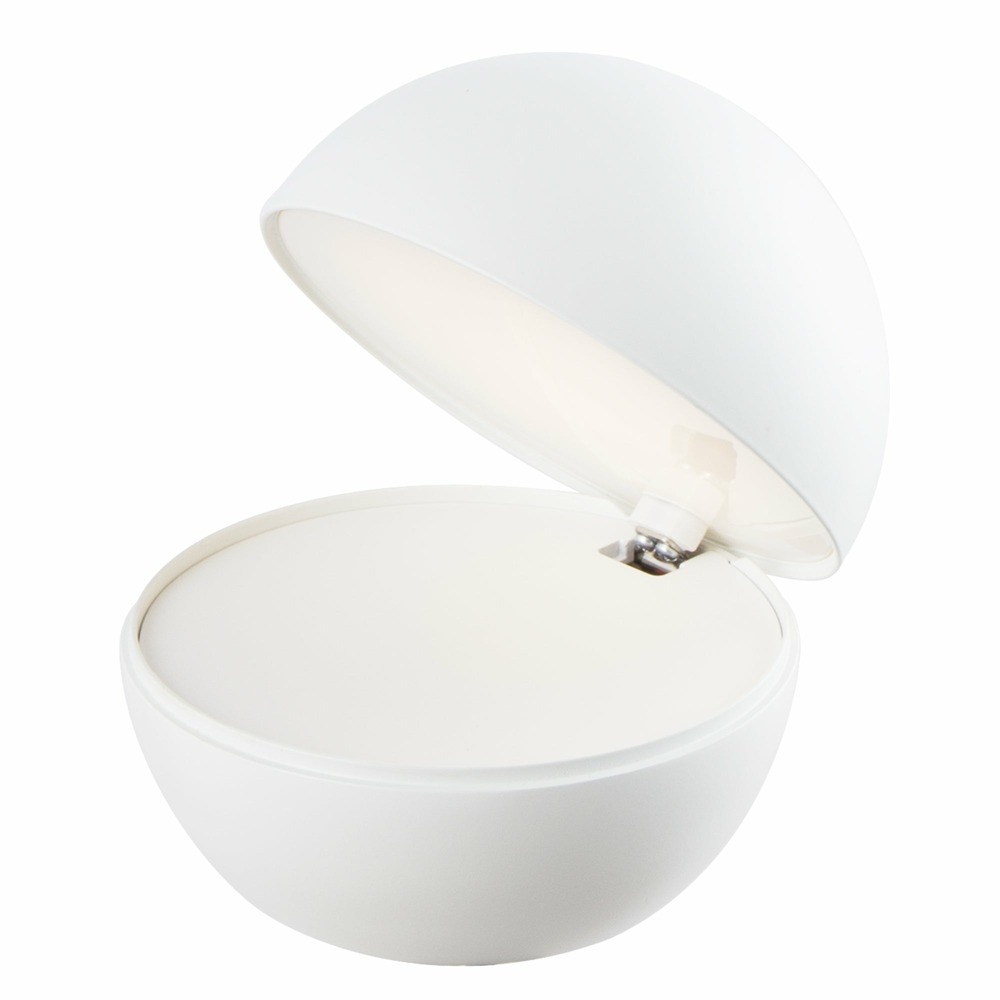 Lampe de chevet sans fil good night blanc ø12cm